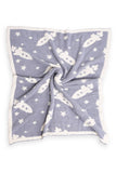 Luxury Cozy Baby Blanket - Blue Rockets