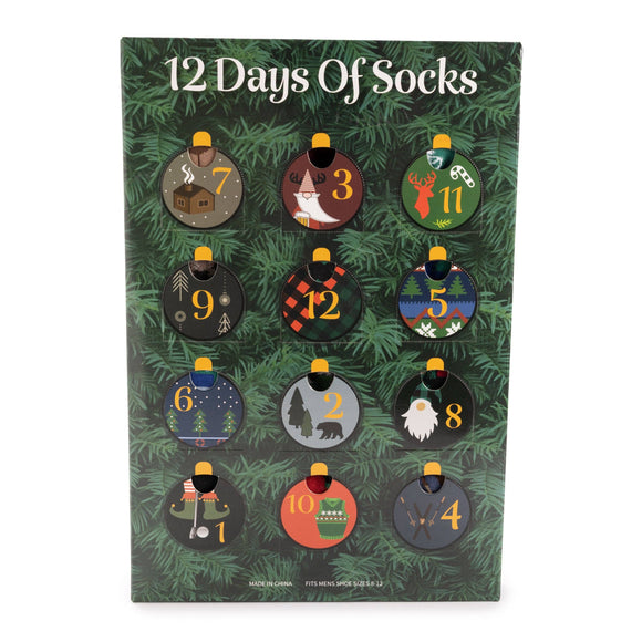 Muk Luks Men's 12 Days of Socks