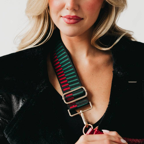 Holly Holiday Adjustable Bag Strap