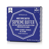 Spongellé Men's Super Buffer with Black Scrubber - 20+ Uses
