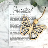 Butterfly Remembrance Story Card Ornament/Car Charm/ Bag