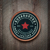 Howdy Leather Coaster