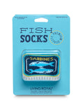 Living Royal 3D Packaged Crew Socks - Canned Fish: Sardines
