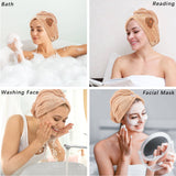 Capybara Microfiber Hair Towel Wrap for Women Super Absorbent Quick Dry Hair