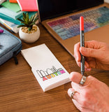 Tiny Texas Themed Illustrations Mini Coloring Book for Adult