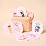 Teddy Bear 7-Day Gift Set & Plush Cosmetic Bag