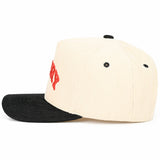 C.C MERRY Bold Letter Corduroy Trucker Cap