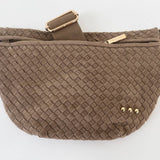 Suede Westlyn Woven Bum Bag
