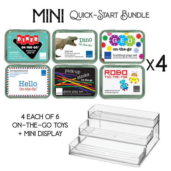 Mini Quick Start Bundle - 24 travel toys and mini display!