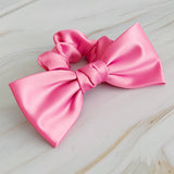 Satin Bow Tie Hair Scrunch (Color Options Available)