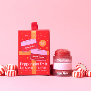 Peppermint Swirl Lip Treatment Holiday Ornament Gift Set