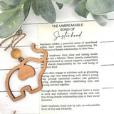 Elephant Sisterhood Story Card Ornament/Car Charm/ Bag C