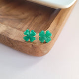 Shamrock Studs St Patrick's Day Earrings