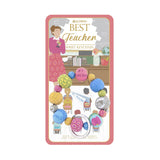 Jilzarah Best Teacher Carded Wrist Keychain