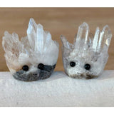 Picki Nicki Punk Rocks Quartz Crystals with Faces Crystal Hedgehogs