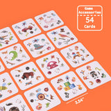 54 PCs Memory Match Cards Matching Game Educational Game