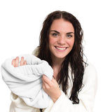 Morning Glamour Microfiber Hair Towel - Luxurious Quick Dry