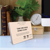 Lyrics to Live By 2026 Box Calendar, Daily Desktop