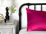 Morning Glamour QN/Standard Satin Pillowcase w/ Pink Gift Box (Color Options Available)