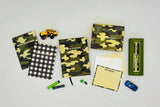 Gel Pen Set - Camo + Gingham - 2 Piece Set