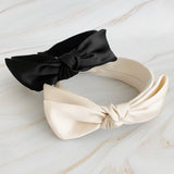 Tied Satin Side Bow Headband