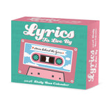 Lyrics to Live By 2026 Box Calendar, Daily Desktop