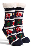 Christmas Sherpa Non-Slip Slipper Socks