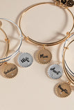 Alex & Ani Mom Charm Bangle