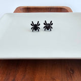 Spider Studs - Black // Halloween Earrings