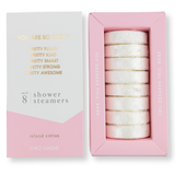 Chez Gagne You're So Pretty Shower Steamers (Island Citrus) Set of 8