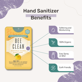 Bee Clean Organic Beeswax Hand Sanitizer - Mini Case
