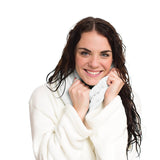 Morning Glamour Microfiber Hair Towel - Luxurious Quick Dry