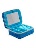 Living Royal Sardine Can Velvet Jewelry Zip Case / Organizer