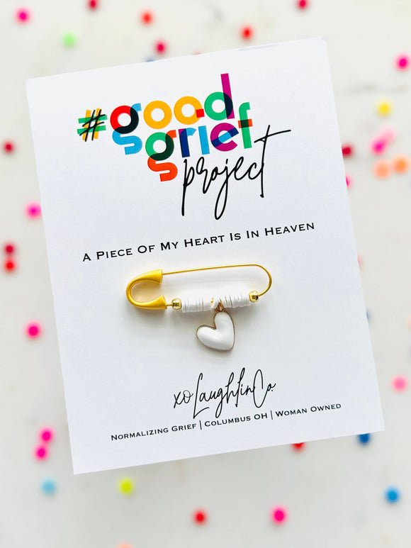 xoLaughlin Pin - A Piece Of My Heart Is In Heaven