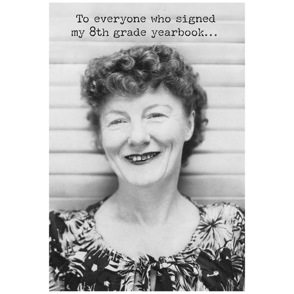 Yearbook Greeting Card