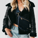 Suede Westlyn Woven Bum Bag