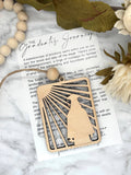 The Graduate’s Journey Story Card Ornament / Car Charm (Female)