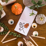 Halloween Mini Coloring Book, Halloween Gift, Boo Basket