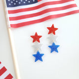 Star Spangled Sparkle Dangles - 4th of July Earrings