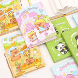 Capybara Mini Blank Notebook Journal Blank Note Stationery