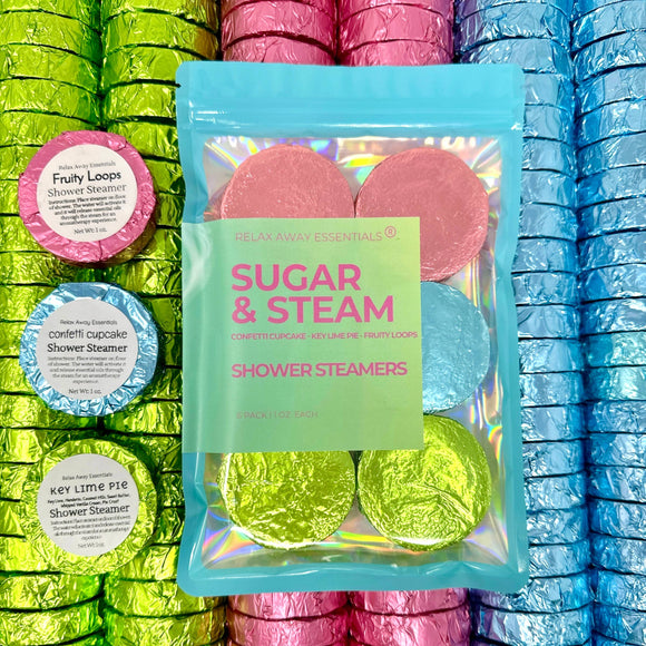 Sugar and Steam Shower Steamers 6 Pack - Made in USA