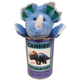 Spike the Canned Triceratops Dinosaur Plush w/Funny Jokes