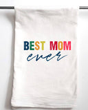 Best Mom Ever colorblock | Gift Towel