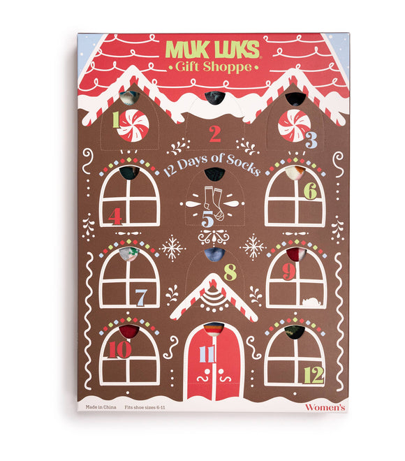Muk Luks Women's 12 Days of Christmas Socks