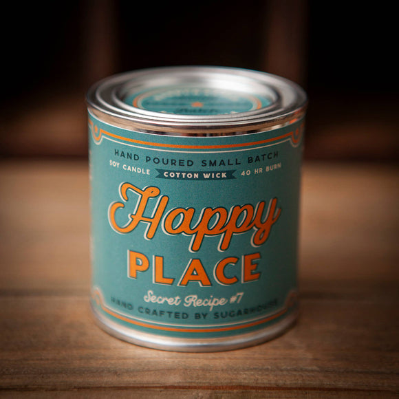 Happy Place Soy Paint Can Candle