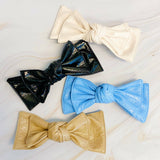 Patent Double Bow Hair Clip (Color Options Available)