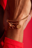 Alex & Ani Horse Rope Textured Charm Bangle