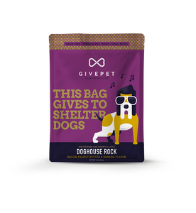 GivePet Doghouse Rock Dog 11oz. Baked Biscuit Treats