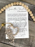 Unwritten Chapters Story Card Charm - Bereavement