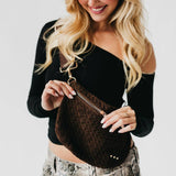 Suede Westlyn Woven Bum Bag